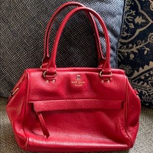 Kate Spade red satchel